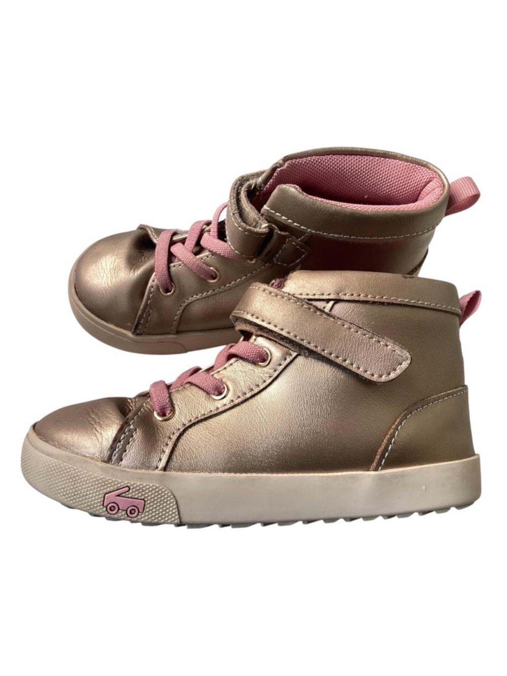 See Kai Run Gold Leather Hudson Sneakers